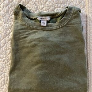 Athleta Sage Green Crewneck Tunic